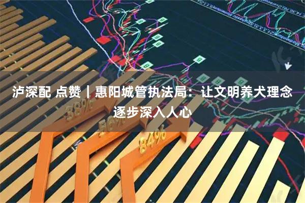 泸深配 点赞｜惠阳城管执法局：让文明养犬理念逐步深入人心