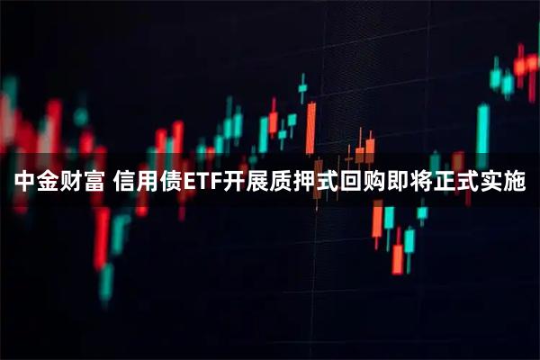 中金财富 信用债ETF开展质押式回购即将正式实施